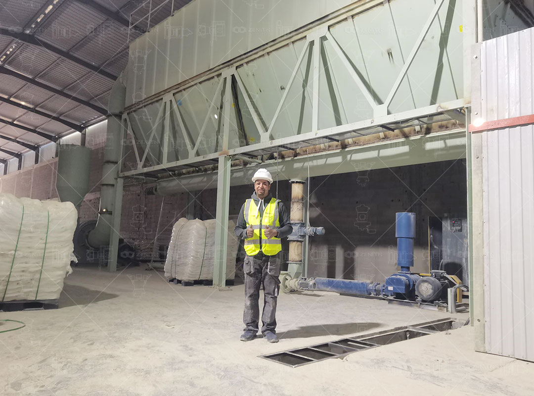 LUM Ultrafine Vertical Grinding Mill in an industrial mineral processing plant